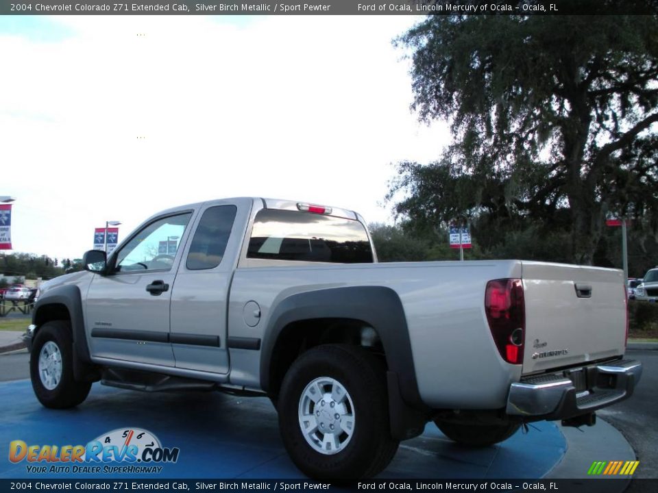 2004 Chevrolet Colorado Z71 Extended Cab Silver Birch Metallic / Sport Pewter Photo #3