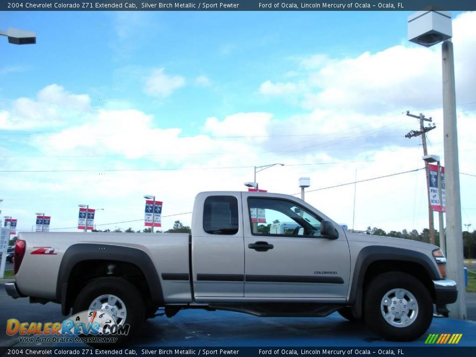 2004 Chevrolet Colorado Z71 Extended Cab Silver Birch Metallic / Sport Pewter Photo #6