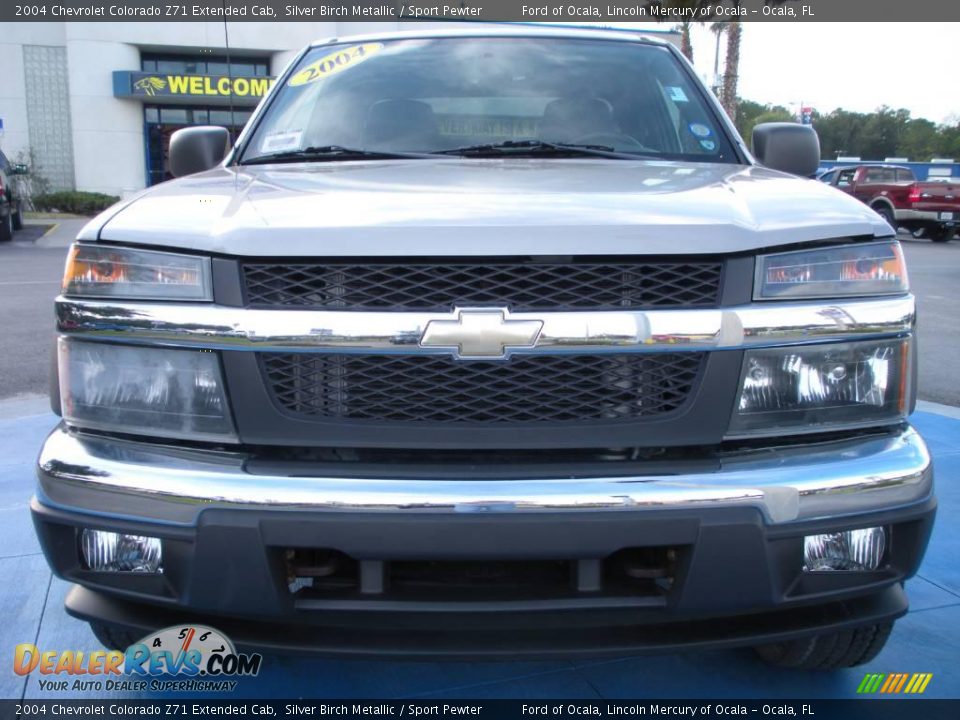 2004 Chevrolet Colorado Z71 Extended Cab Silver Birch Metallic / Sport Pewter Photo #8