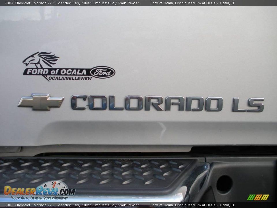 2004 Chevrolet Colorado Z71 Extended Cab Silver Birch Metallic / Sport Pewter Photo #9