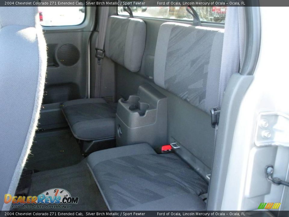 2004 Chevrolet Colorado Z71 Extended Cab Silver Birch Metallic / Sport Pewter Photo #14