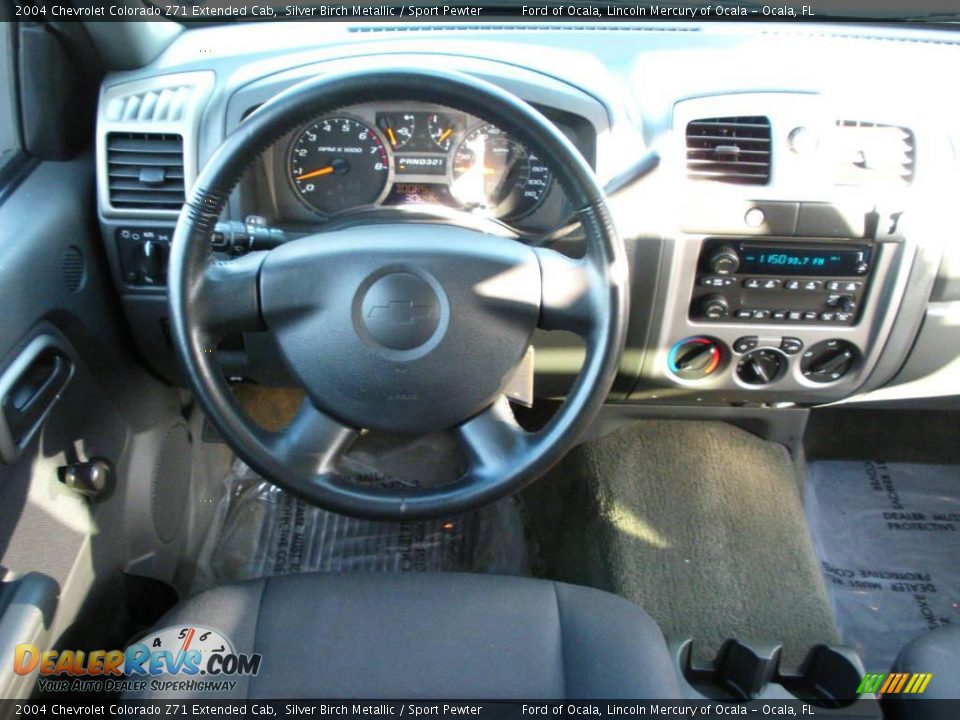 2004 Chevrolet Colorado Z71 Extended Cab Silver Birch Metallic / Sport Pewter Photo #18