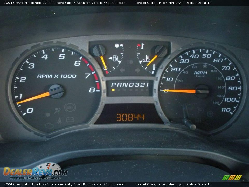 2004 Chevrolet Colorado Z71 Extended Cab Silver Birch Metallic / Sport Pewter Photo #19