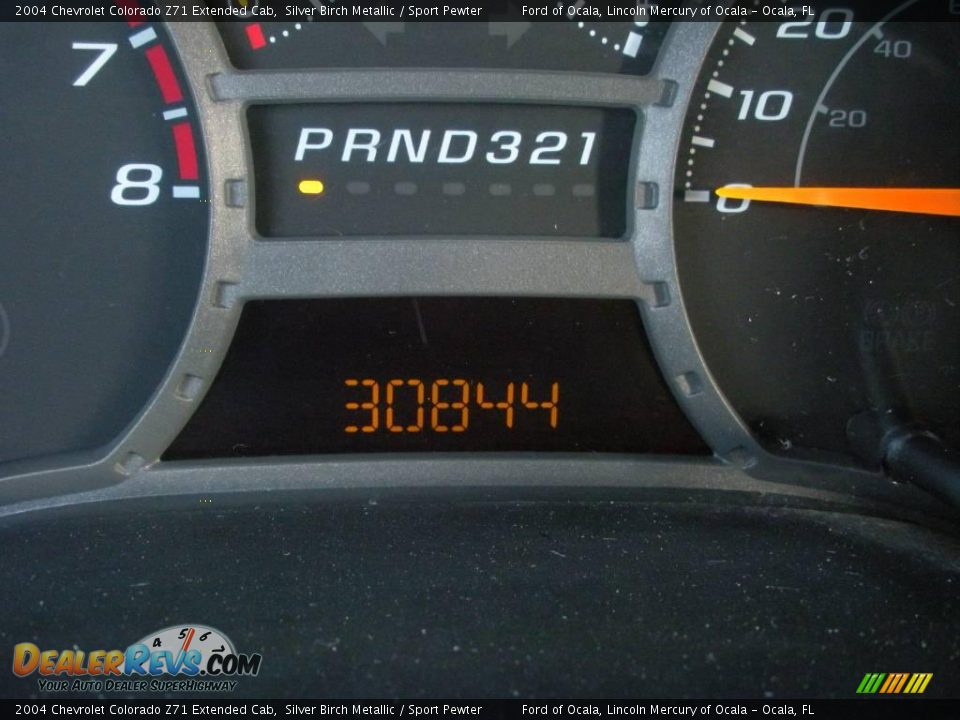 2004 Chevrolet Colorado Z71 Extended Cab Silver Birch Metallic / Sport Pewter Photo #20