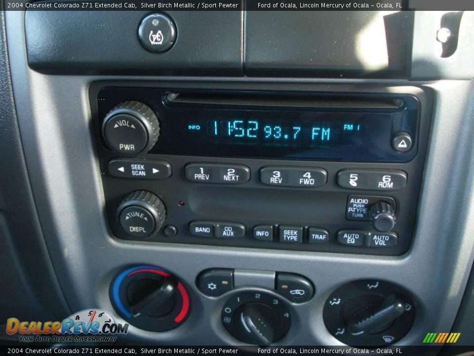 2004 Chevrolet Colorado Z71 Extended Cab Silver Birch Metallic / Sport Pewter Photo #21