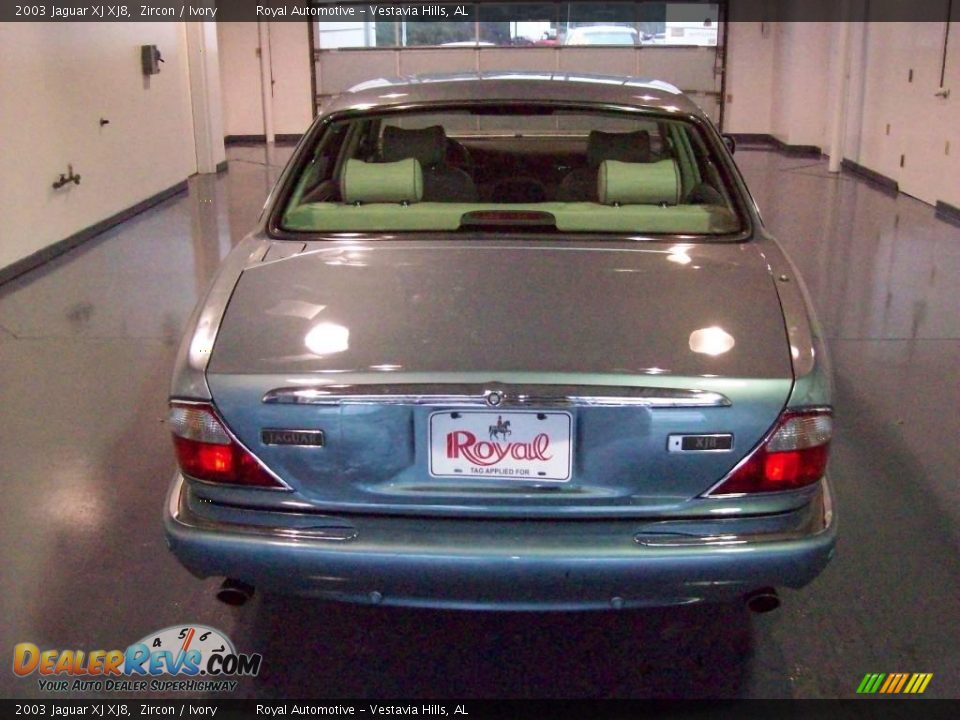 2003 Jaguar XJ XJ8 Zircon / Ivory Photo #5