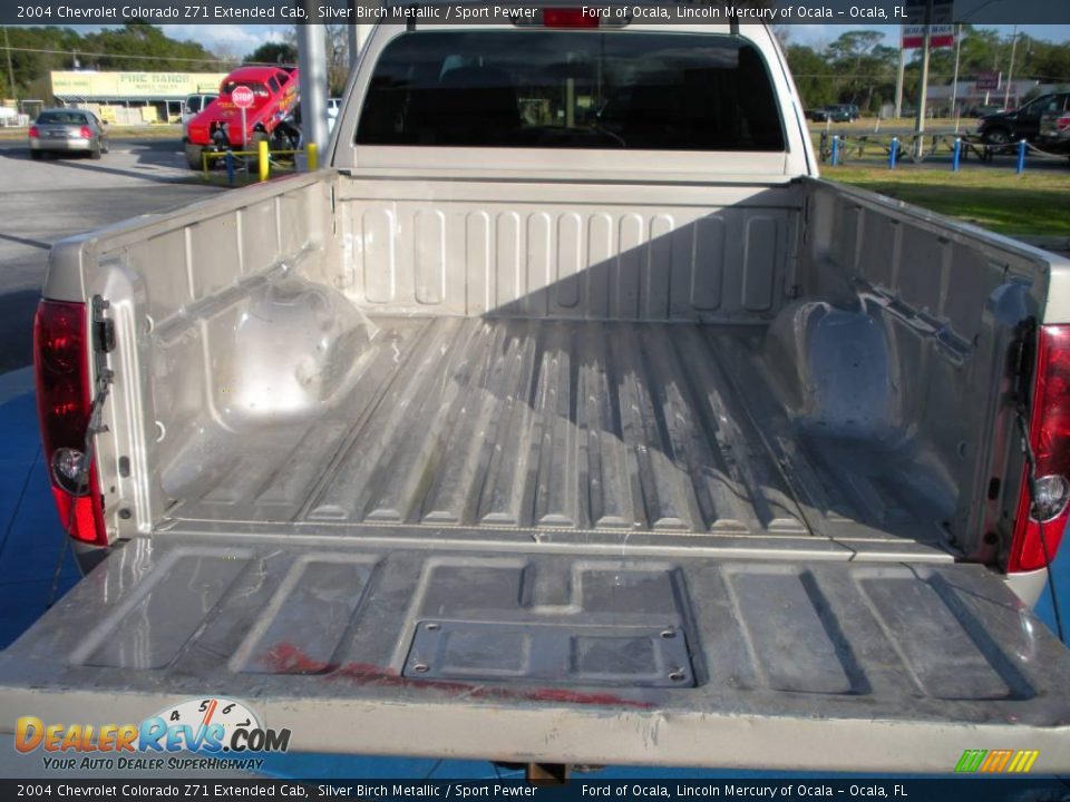 2004 Chevrolet Colorado Z71 Extended Cab Silver Birch Metallic / Sport Pewter Photo #22