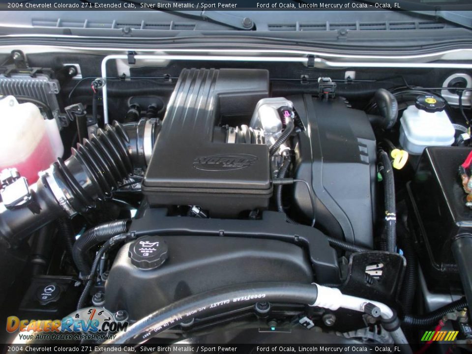 2004 Chevrolet Colorado Z71 Extended Cab Silver Birch Metallic / Sport Pewter Photo #23