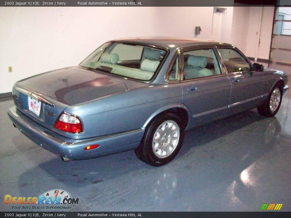 2003 Jaguar XJ XJ8 Zircon / Ivory Photo #7