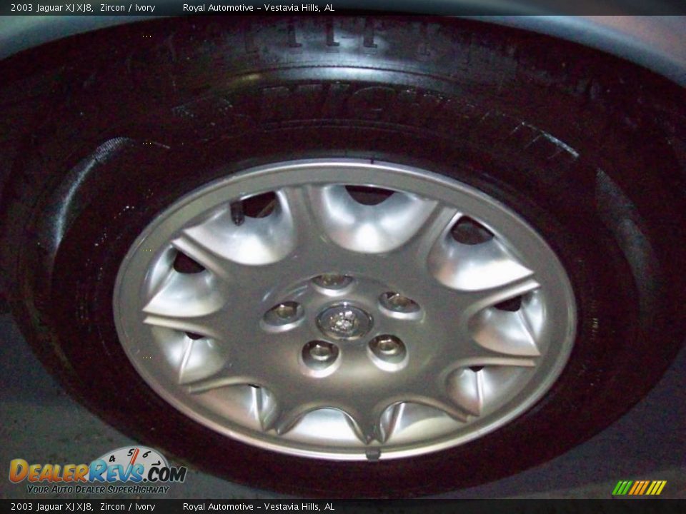 2003 Jaguar XJ XJ8 Zircon / Ivory Photo #8