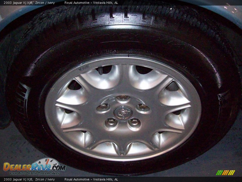 2003 Jaguar XJ XJ8 Zircon / Ivory Photo #10