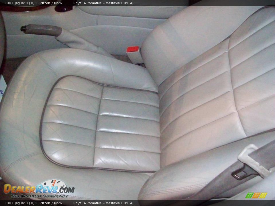 2003 Jaguar XJ XJ8 Zircon / Ivory Photo #14
