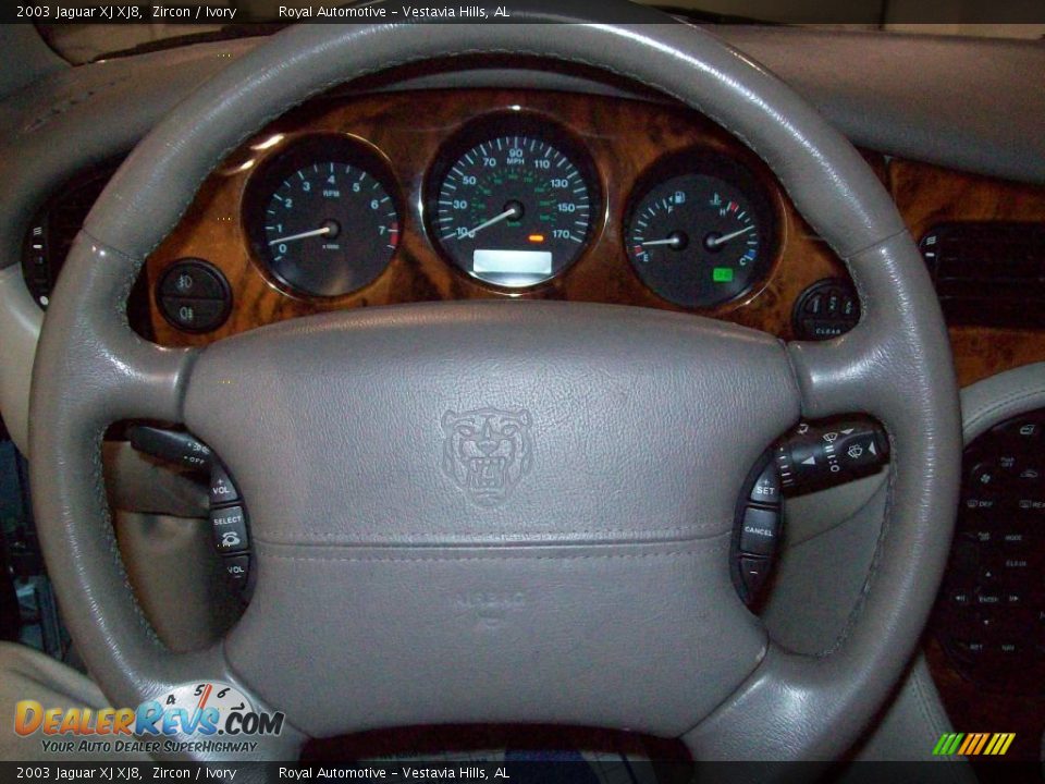 2003 Jaguar XJ XJ8 Zircon / Ivory Photo #15