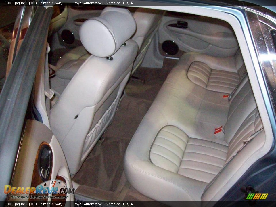 2003 Jaguar XJ XJ8 Zircon / Ivory Photo #19