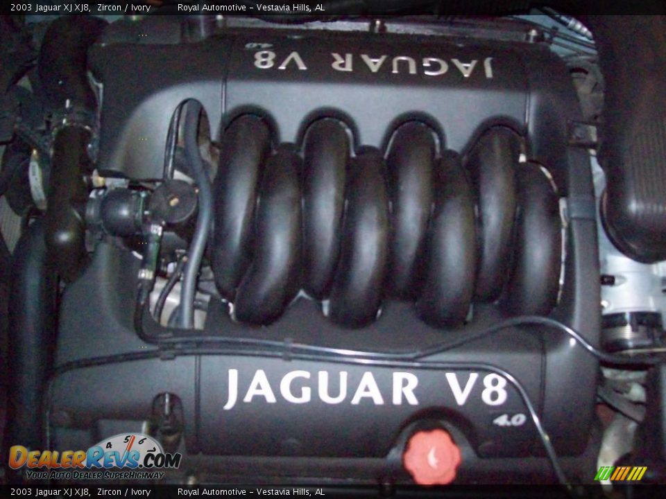 2003 Jaguar XJ XJ8 Zircon / Ivory Photo #29