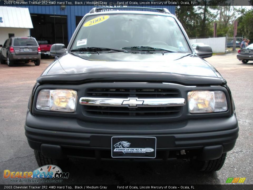2003 Chevrolet Tracker ZR2 4WD Hard Top Black / Medium Gray Photo #8