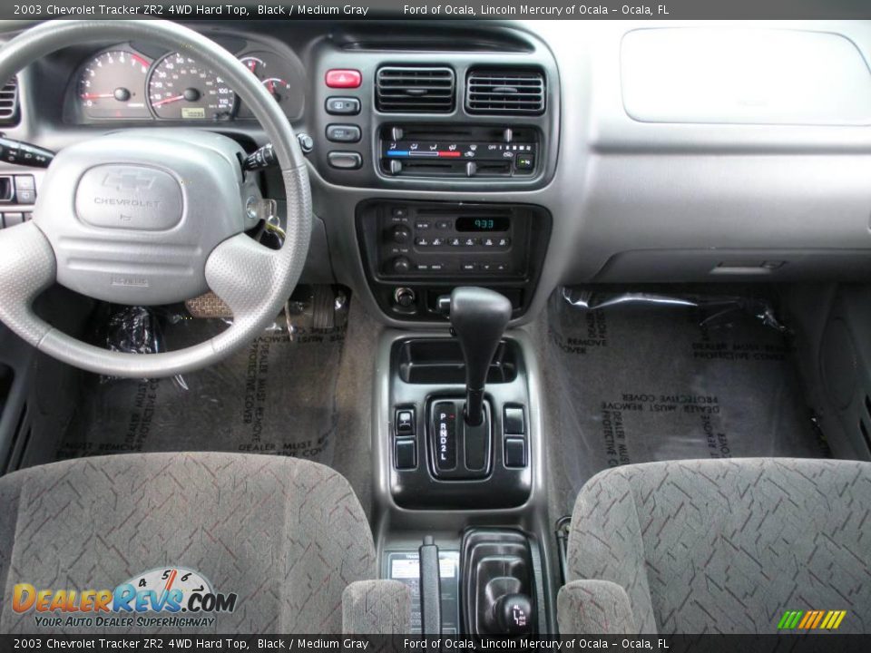2003 Chevrolet Tracker ZR2 4WD Hard Top Black / Medium Gray Photo #19