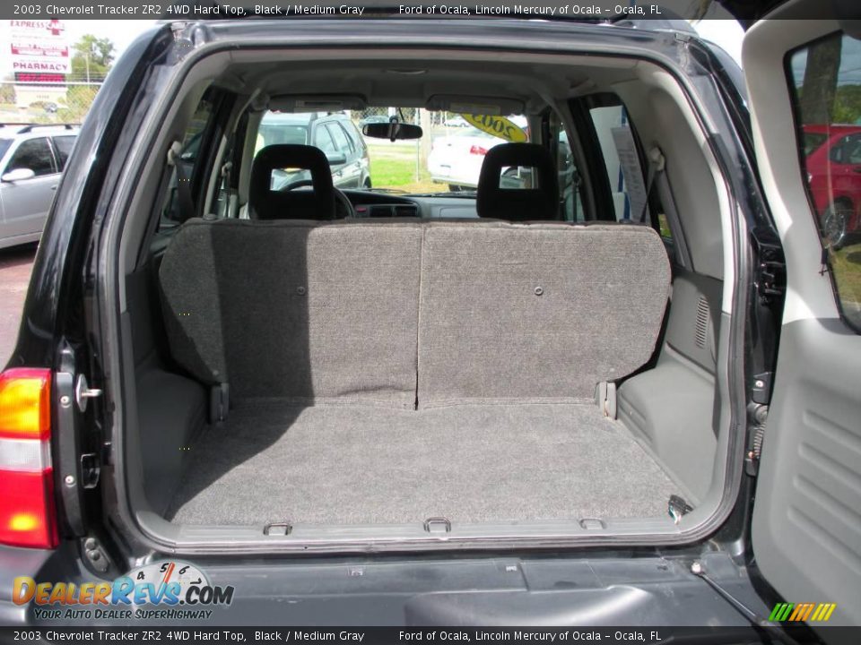 2003 Chevrolet Tracker ZR2 4WD Hard Top Black / Medium Gray Photo #27