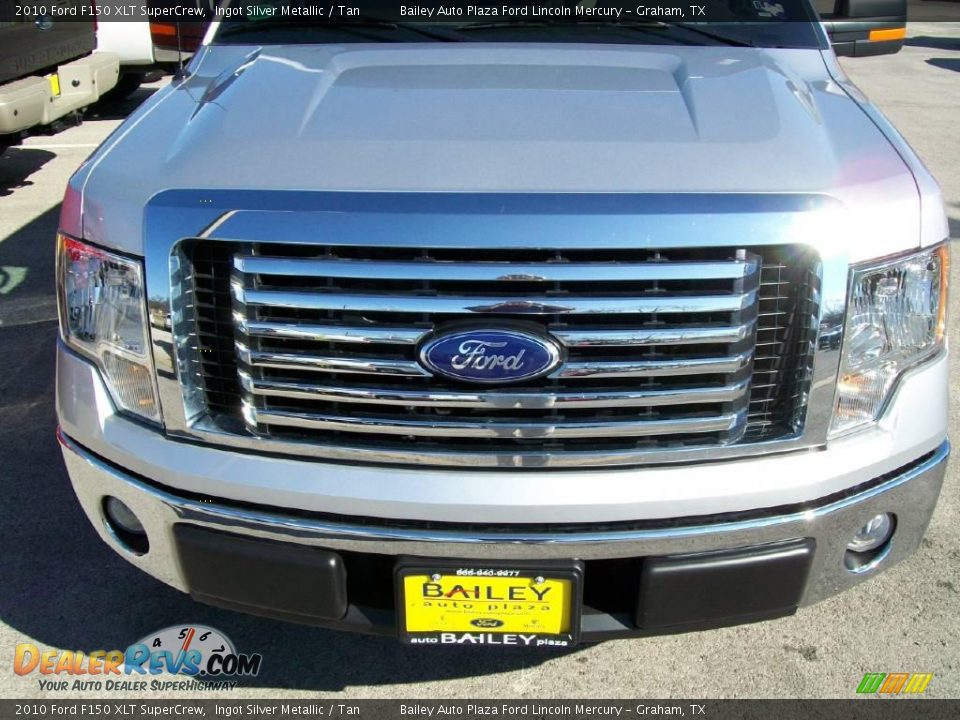 2010 Ford F150 XLT SuperCrew Ingot Silver Metallic / Tan Photo #1