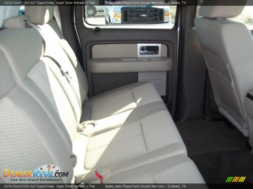 2010 Ford F150 XLT SuperCrew Ingot Silver Metallic / Tan Photo #4