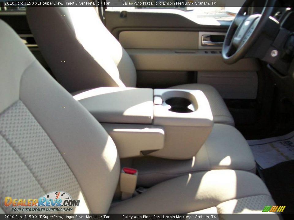 2010 Ford F150 XLT SuperCrew Ingot Silver Metallic / Tan Photo #6