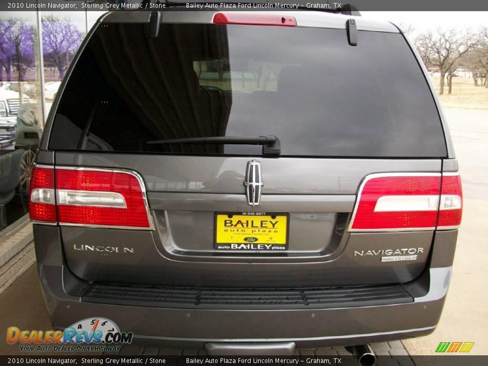 2010 Lincoln Navigator Sterling Grey Metallic / Stone Photo #8