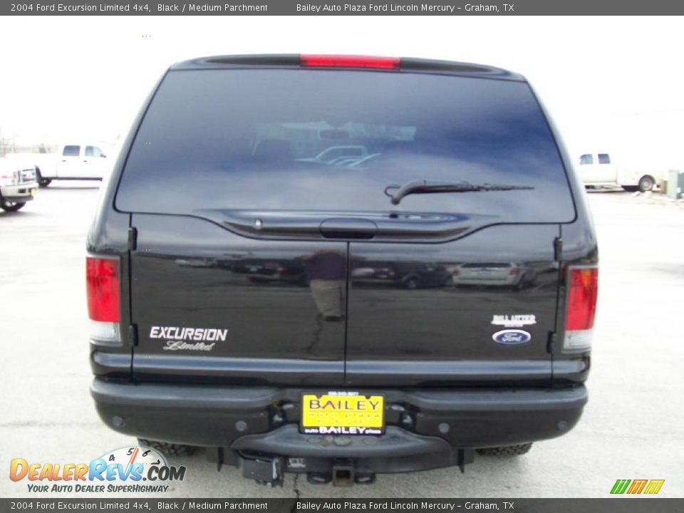 2004 Ford Excursion Limited 4x4 Black / Medium Parchment Photo #7