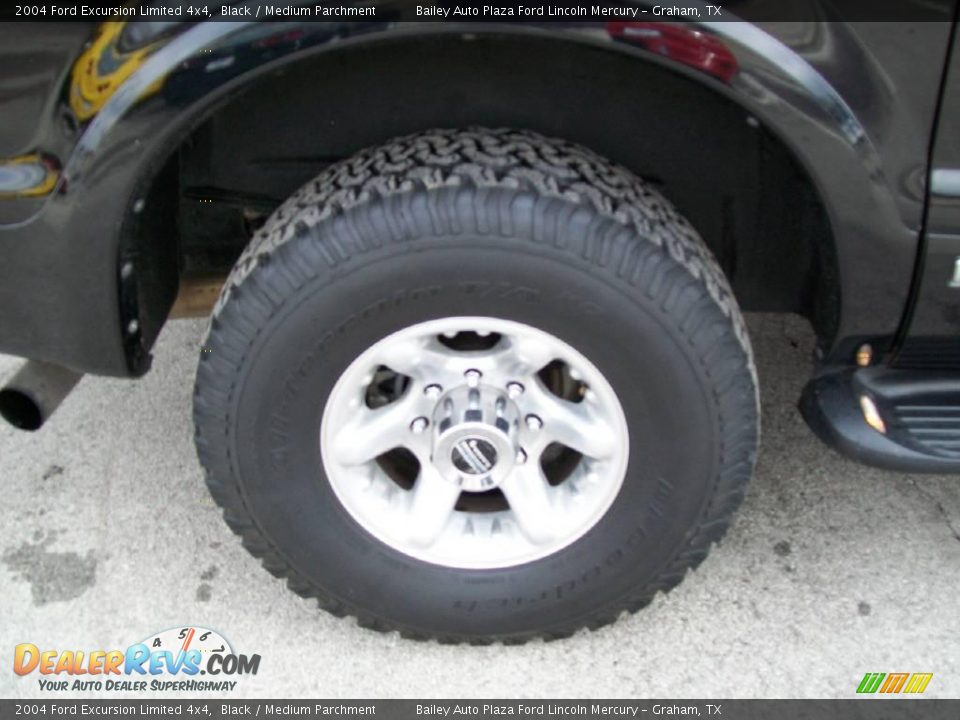 2004 Ford Excursion Limited 4x4 Black / Medium Parchment Photo #10
