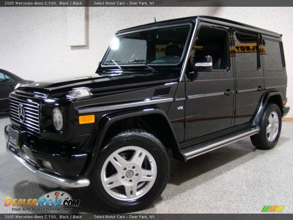 2005 Mercedes-Benz G 500 Black / Black Photo #1