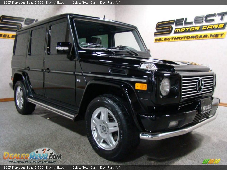 2005 Mercedes-Benz G 500 Black / Black Photo #3