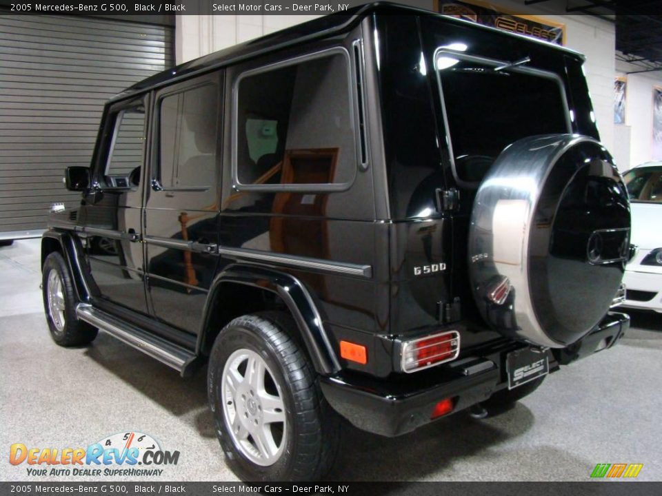 2005 Mercedes-Benz G 500 Black / Black Photo #4