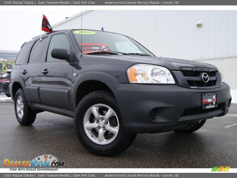 2005 Mazda Tribute i Dark Titanium Metallic / Dark Flint Gray Photo 1