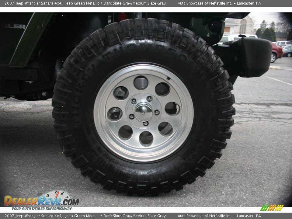 2007 Jeep Wrangler Sahara 4x4 Jeep Green Metallic / Dark Slate Gray/Medium Slate Gray Photo #9