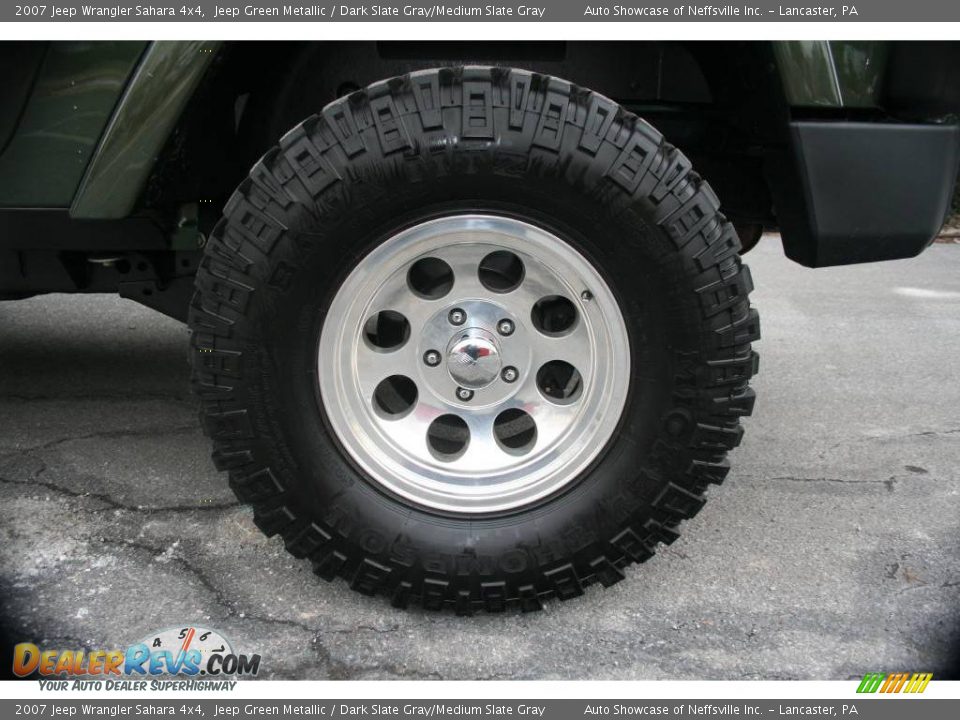 2007 Jeep Wrangler Sahara 4x4 Jeep Green Metallic / Dark Slate Gray/Medium Slate Gray Photo #11