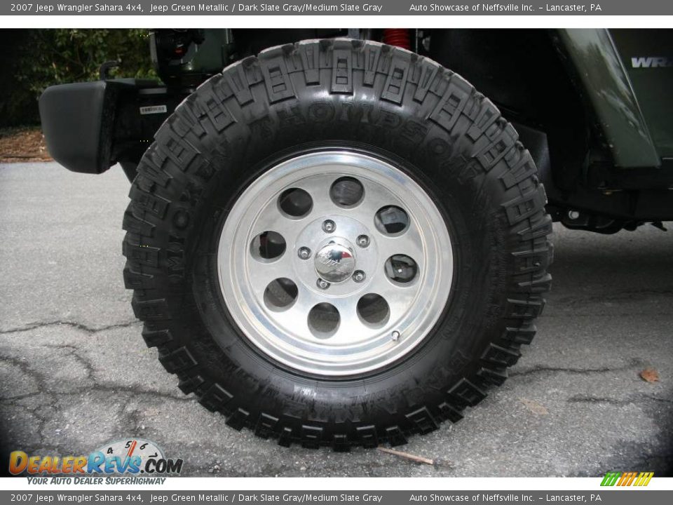 2007 Jeep Wrangler Sahara 4x4 Jeep Green Metallic / Dark Slate Gray/Medium Slate Gray Photo #12