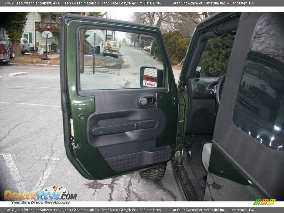 2007 Jeep Wrangler Sahara 4x4 Jeep Green Metallic / Dark Slate Gray/Medium Slate Gray Photo #14