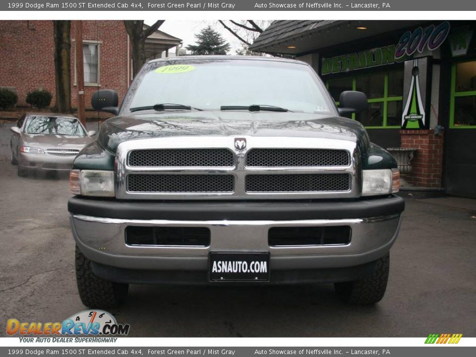 1999 Dodge Ram 1500 ST Extended Cab 4x4 Forest Green Pearl / Mist Gray Photo #2