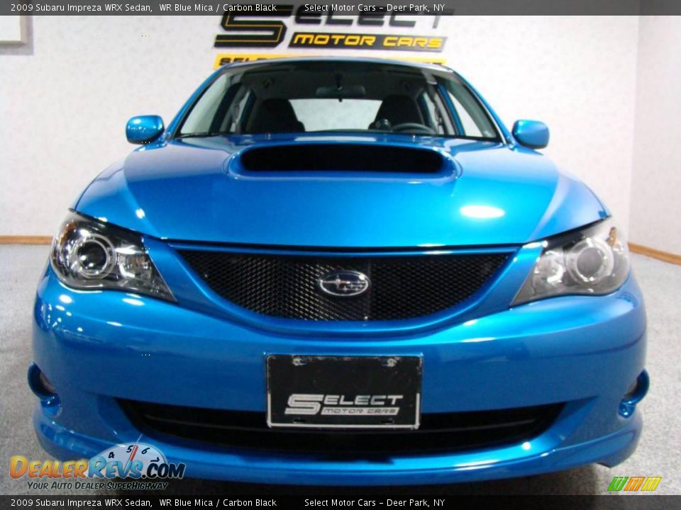 2009 Subaru Impreza WRX Sedan WR Blue Mica / Carbon Black Photo #2