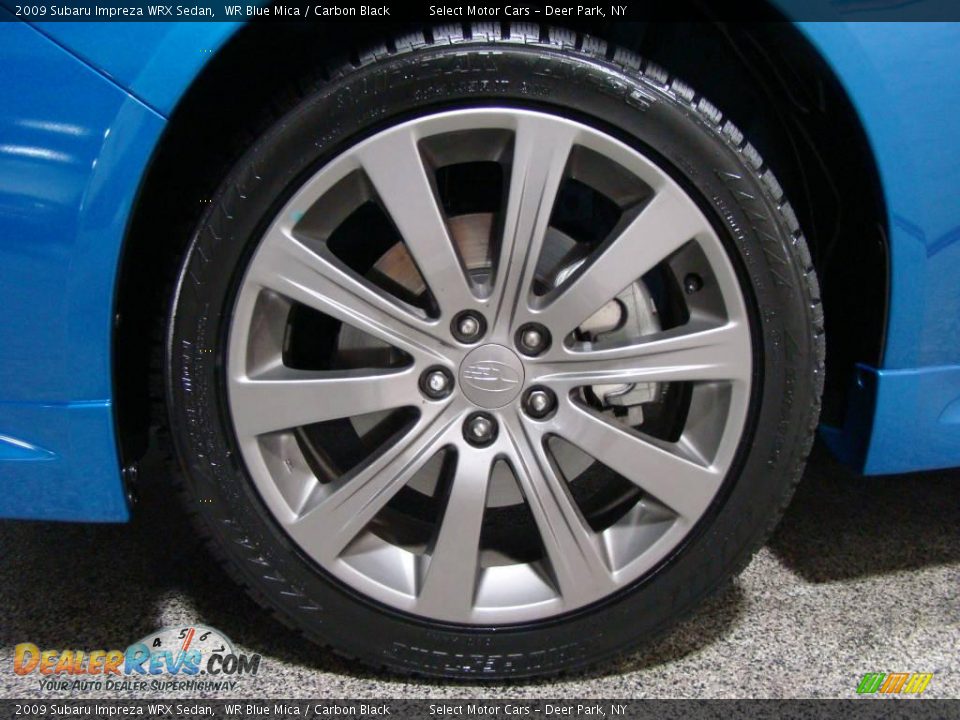 2009 Subaru Impreza WRX Sedan WR Blue Mica / Carbon Black Photo #6