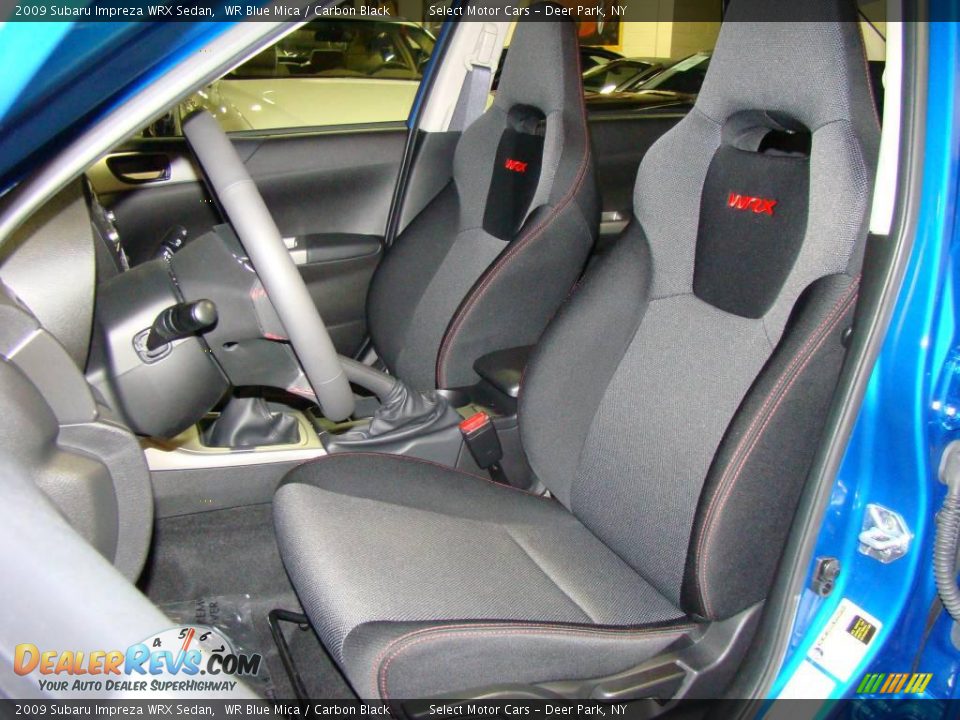 2009 Subaru Impreza WRX Sedan WR Blue Mica / Carbon Black Photo #7