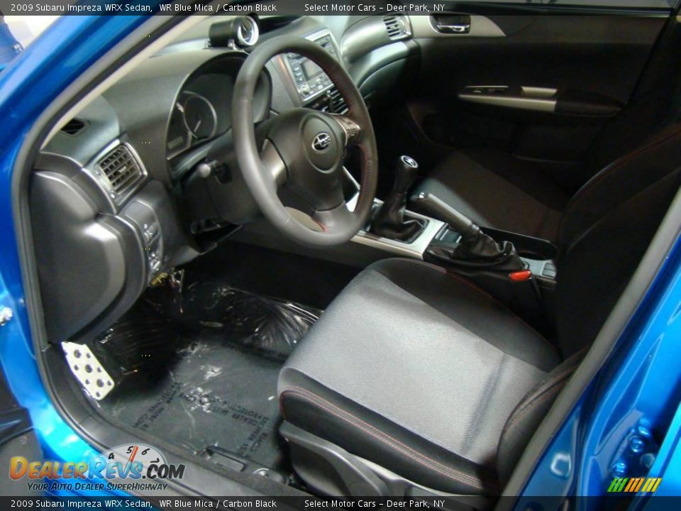2009 Subaru Impreza WRX Sedan WR Blue Mica / Carbon Black Photo #8