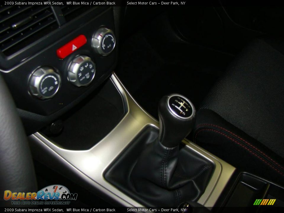 2009 Subaru Impreza WRX Sedan WR Blue Mica / Carbon Black Photo #10