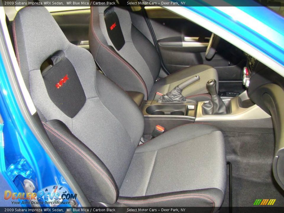 2009 Subaru Impreza WRX Sedan WR Blue Mica / Carbon Black Photo #11