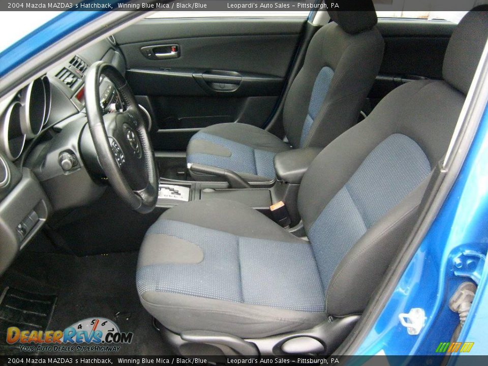 2004 Mazda MAZDA3 s Hatchback Winning Blue Mica / Black/Blue Photo #8