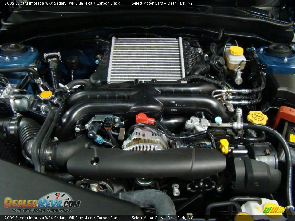 2009 Subaru Impreza WRX Sedan WR Blue Mica / Carbon Black Photo #14