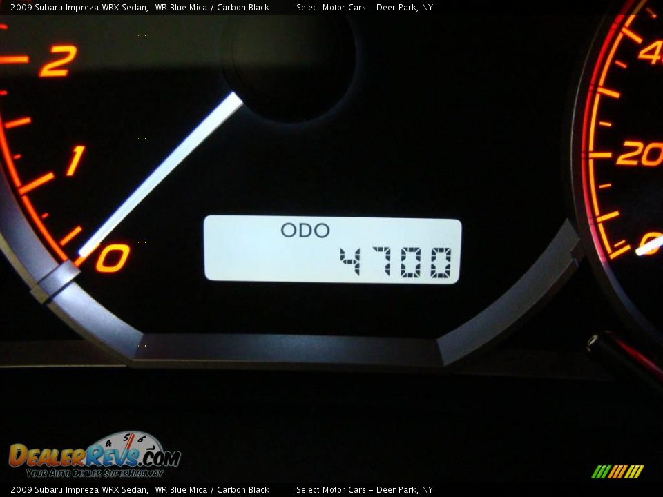2009 Subaru Impreza WRX Sedan WR Blue Mica / Carbon Black Photo #15