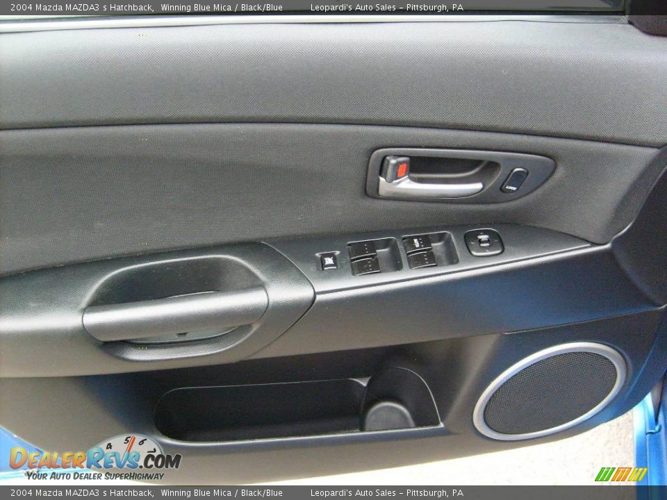 2004 Mazda MAZDA3 s Hatchback Winning Blue Mica / Black/Blue Photo #10