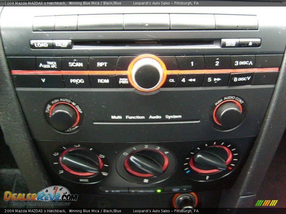 2004 Mazda MAZDA3 s Hatchback Winning Blue Mica / Black/Blue Photo #14