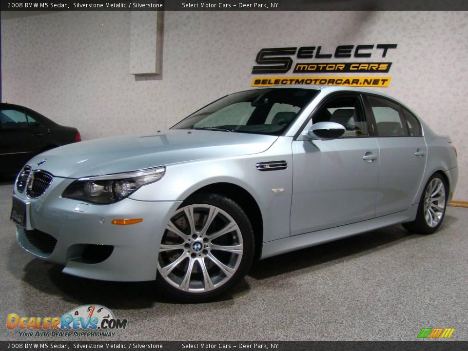 2008 BMW M5 Sedan Silverstone Metallic / Silverstone Photo #1