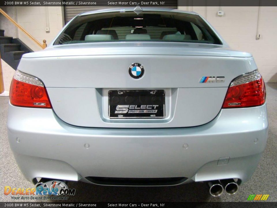 2008 BMW M5 Sedan Silverstone Metallic / Silverstone Photo #5